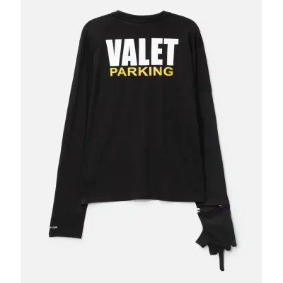 Black PROJECT G/R Glove Long Sleeve T-shirt Back