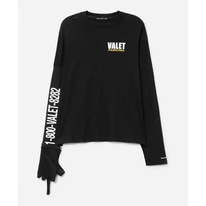 Black PROJECT G/R Glove Long Sleeve T-shirt