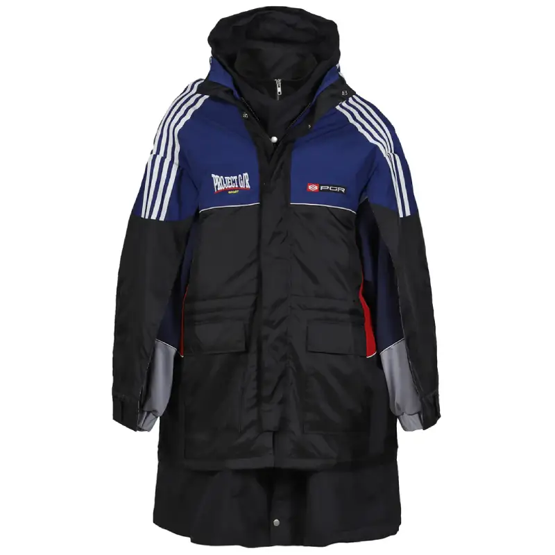 Black PROJECT G/R Multi Layered Track Jacket