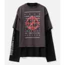 Black PROJECT G/R Over-Head Slogan T-Shirt