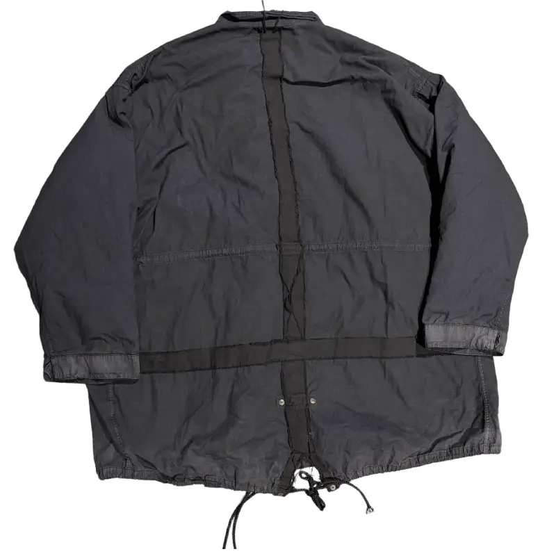Black Project G/R Bondage Cross Fishtail Parka Back