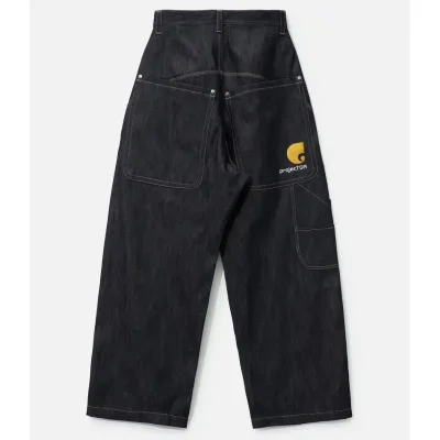 Black Project G/R Retro Baggy Denim Pants Back