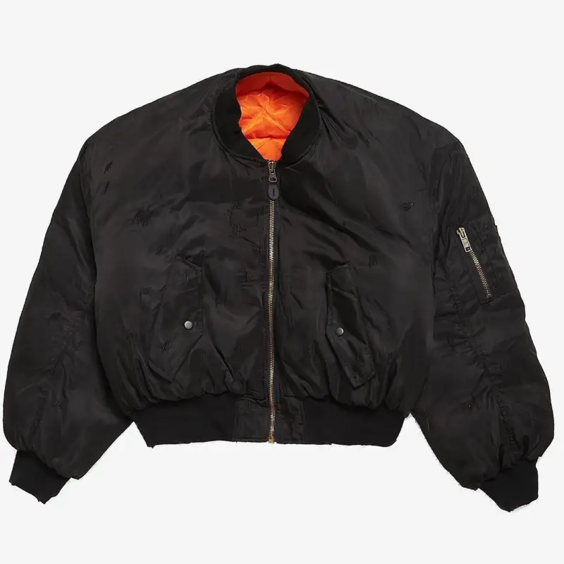 Black Project G/R Reversible Puffer Bomber Jacket