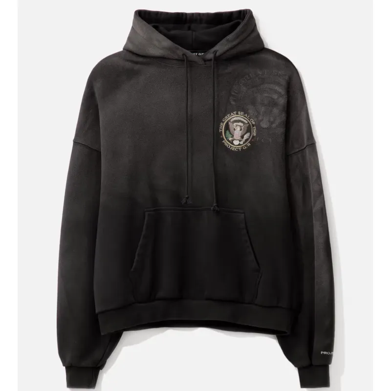 Black Project G/R TGS Embroidered Washed Hoodie