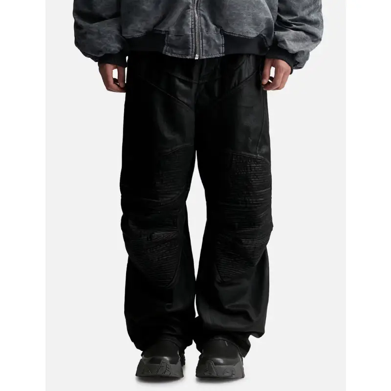 Black Project G/R Coated Biker Armoured Pants View
