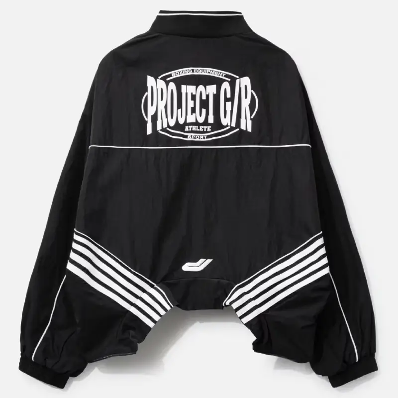 Black Project G/R Upside Down Track Jacket Back View