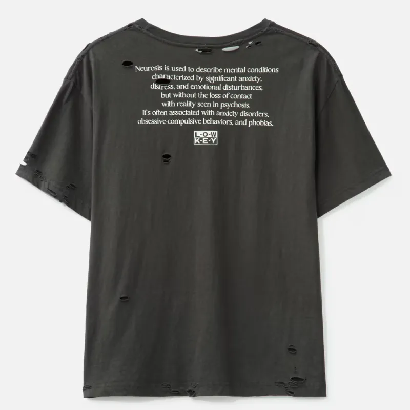 Black Protocol-Index NEUROSIS Distressed Tee Back