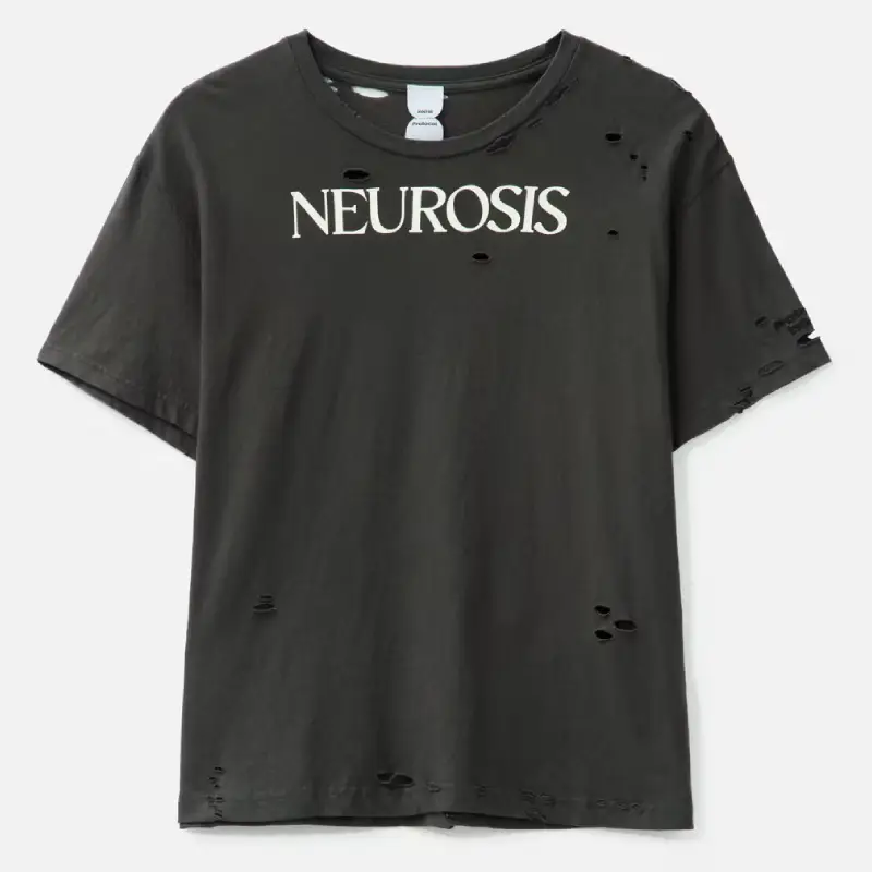 Black Protocol-Index NEUROSIS Distressed Tee