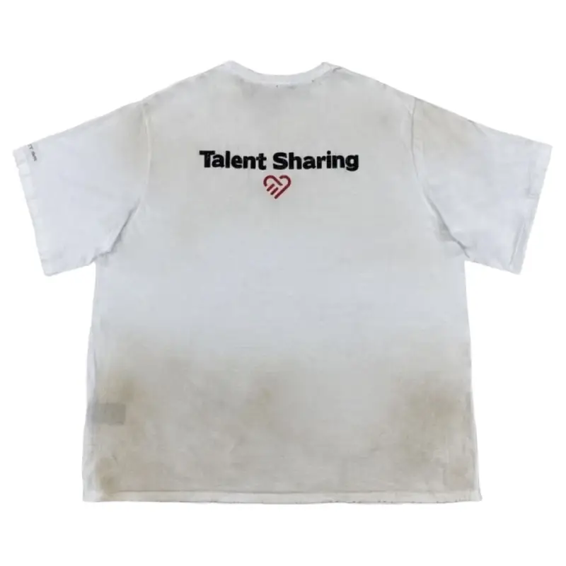 Dirty White Project G/R Orgasm Donor Logo Tee Back