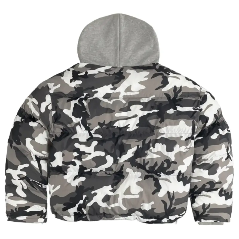 Gray Project G/R Reversible Hooded Puffer Jacket Other Side View