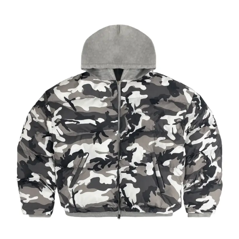 Gray Project G/R Reversible Hooded Puffer Jacket Other Side