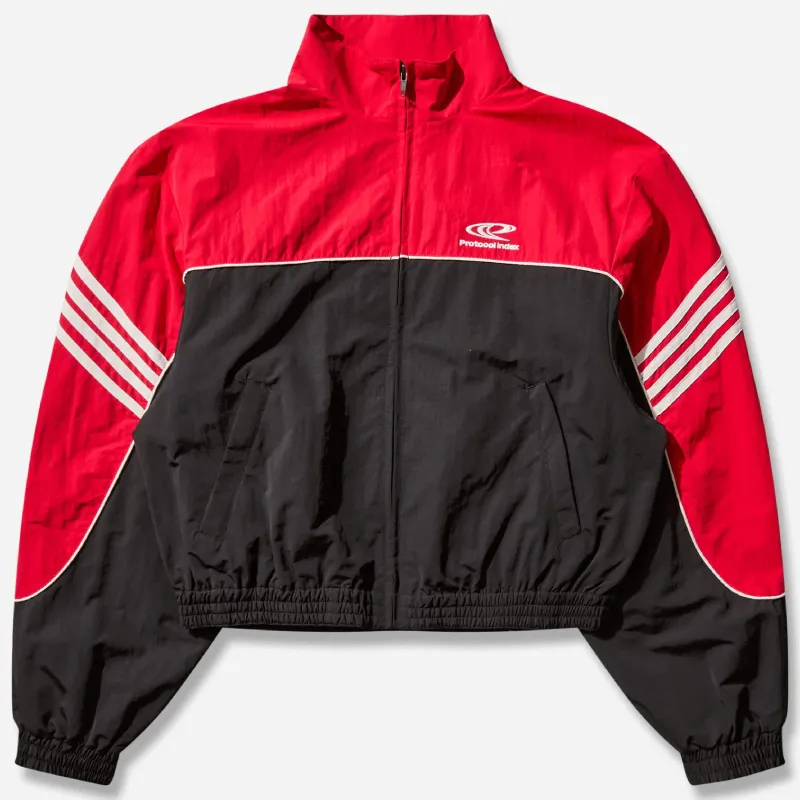 Red Protocol-Index Sports Zip-Up Track Jacket