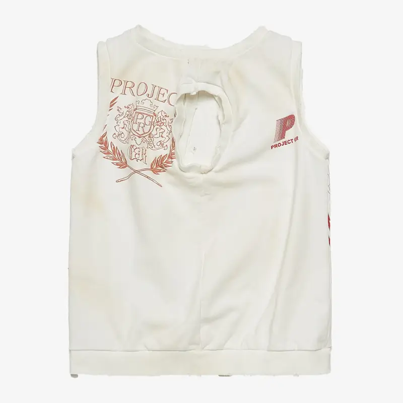 White Project G/R 5 Hole Vest Back