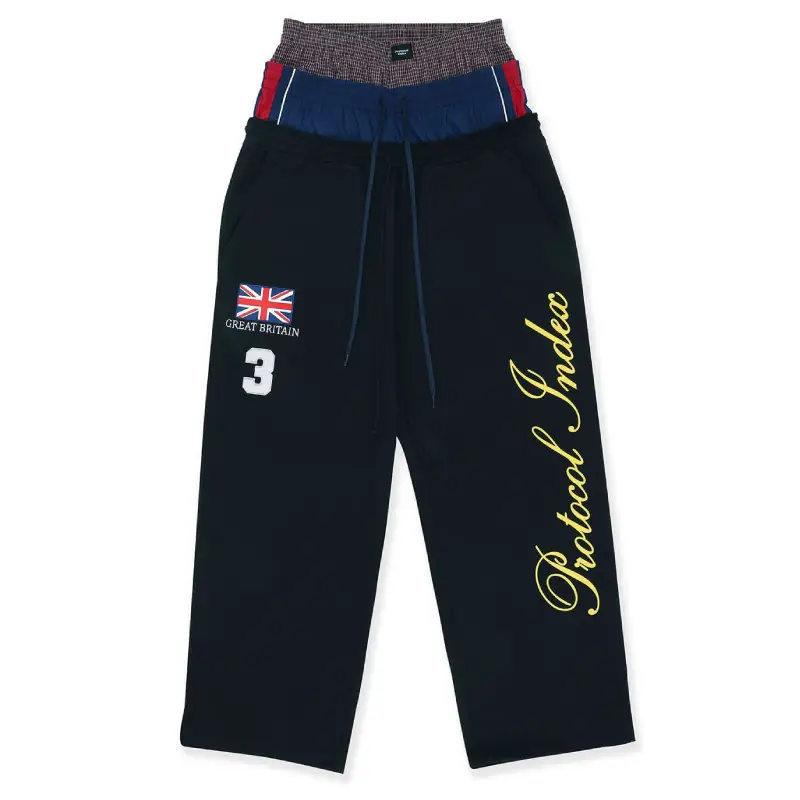 Black Protocol-Index 3 Layered Sweat Pants