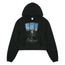 Black Protocol-Index Reconstructed Hourglass Hoodie