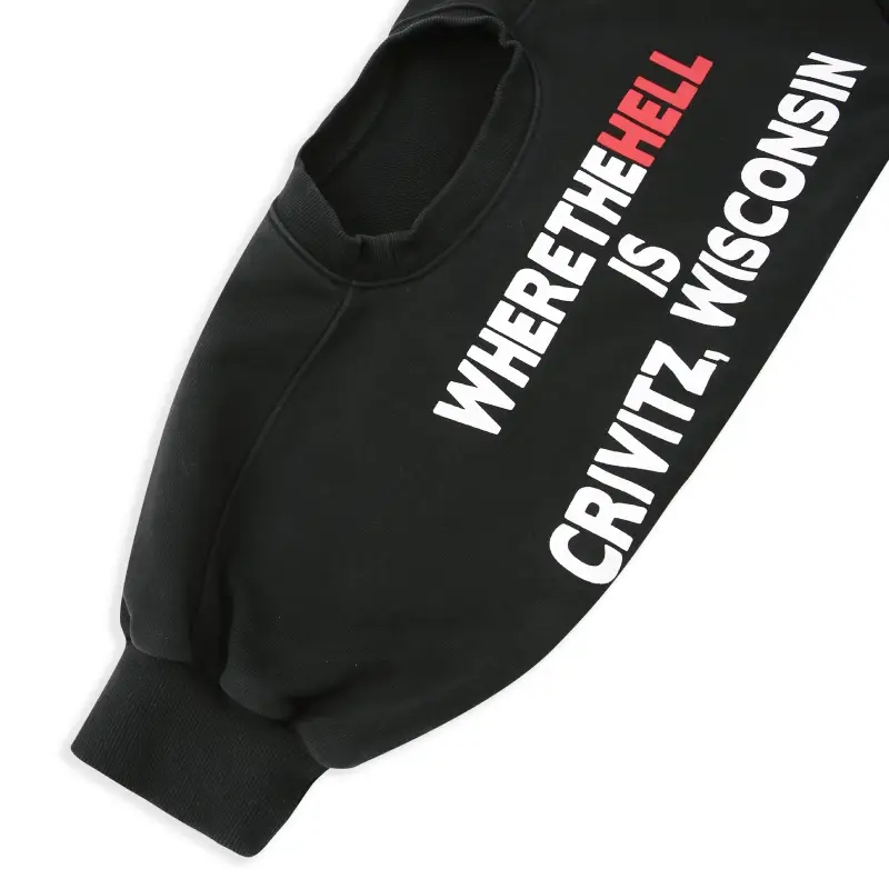 Black Protocol-Index Reconstructed New York Zip-Up Hoodie View