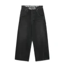 Black Protocol-Index Retro Denim Pants