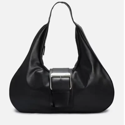 Black PROJECT G/R Mega Buckle Hobo Bag