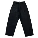 Black PROJECT G/R Coated Backward Denim Pants