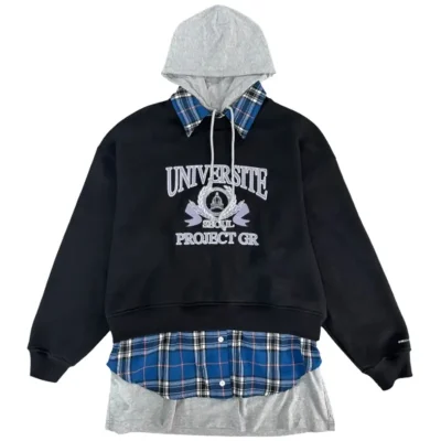 Black Project G/R 3 Layered Universite Hoodie