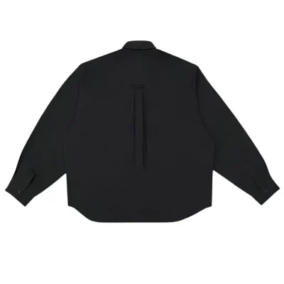 Black Project G/R 3 Way Twisted Oversized Button Up Shirt Back