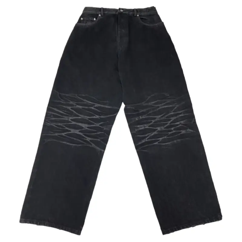 Black Project G/R Backward Denim Pants