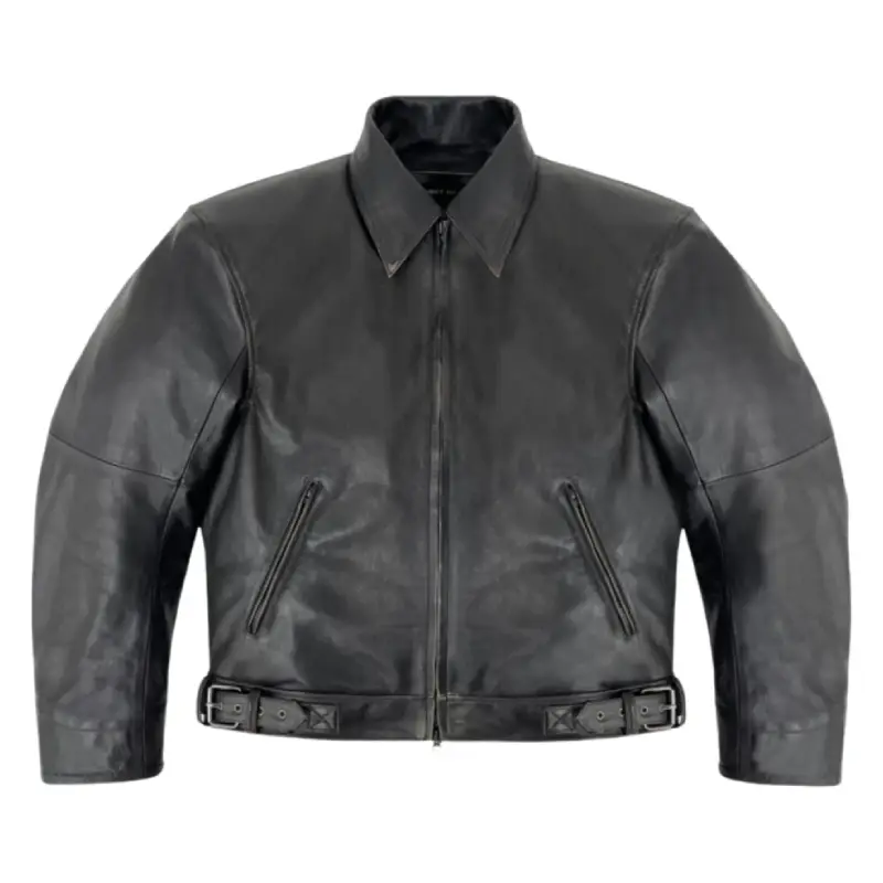 Black Project G/R Bikers Leather Jacket