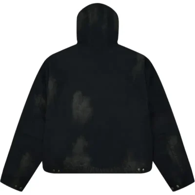 Black Project G/R Distressed Mud Work Jacket Back