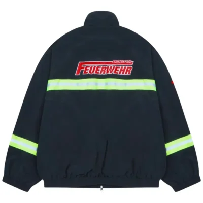 Black Project G/R Firefighter Track Jacket Back