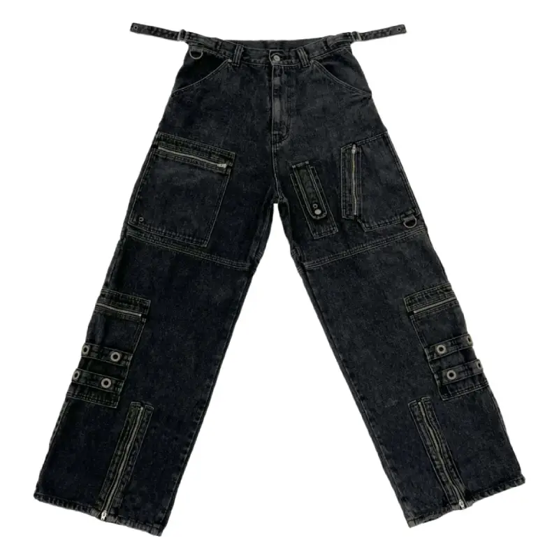 Black Project G/R Flight Denim Pants