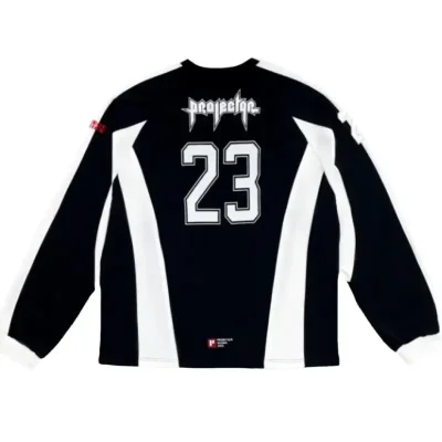 Black Project G/R Football Long Sleeve Jersey Back