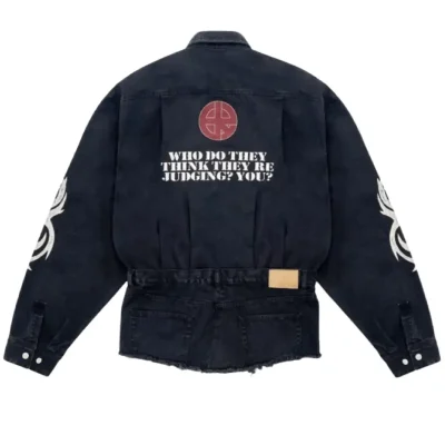 Black Project G/R Hybrid Denim Shirt Jacket Back