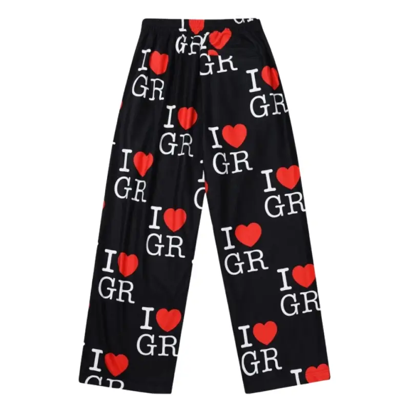 Black Project G/R I Love GR Pants Back