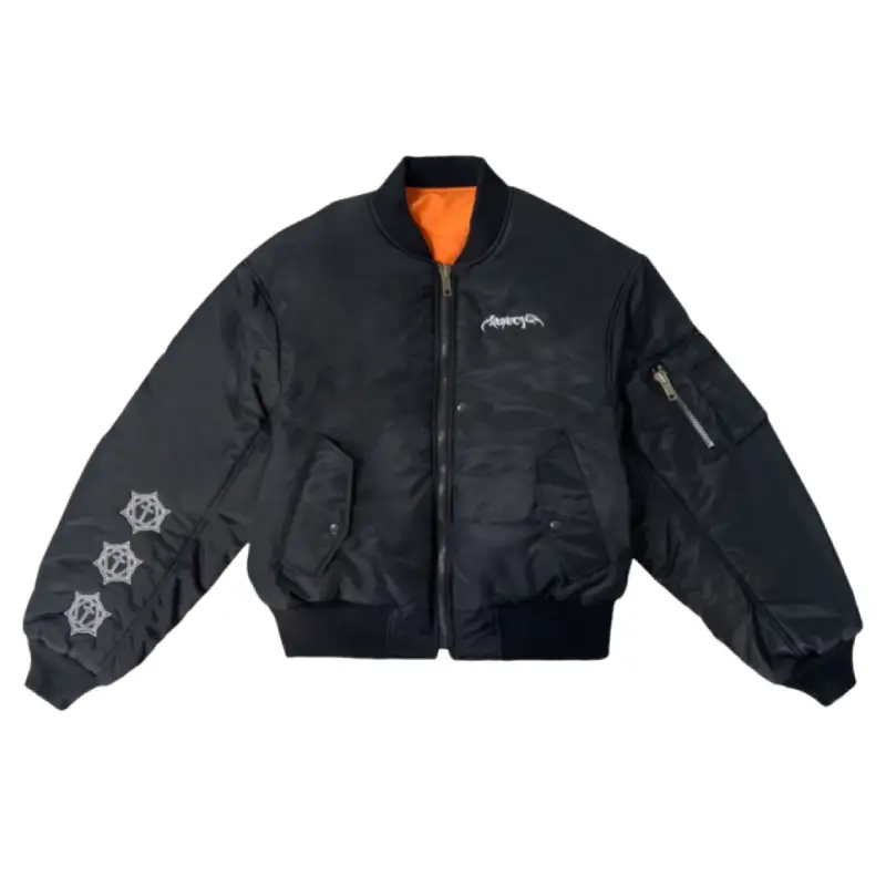 Black Project G/R Metallic Bomber Jacket