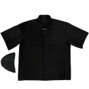 Black Project G/R Motorcycle Detachable Pad Half Shirt