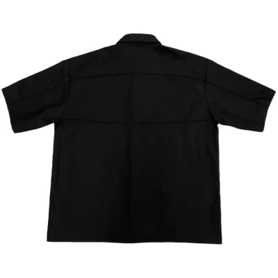 Black Project G/R Motorcycle Detachable Pad Half Shirt Back