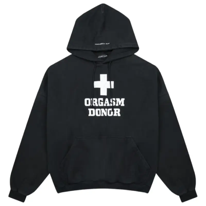 Black Project G/R Orgasm Donor Hoodie