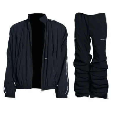 Black Project G/R Pintuck Track Zip-Up Tracksuit