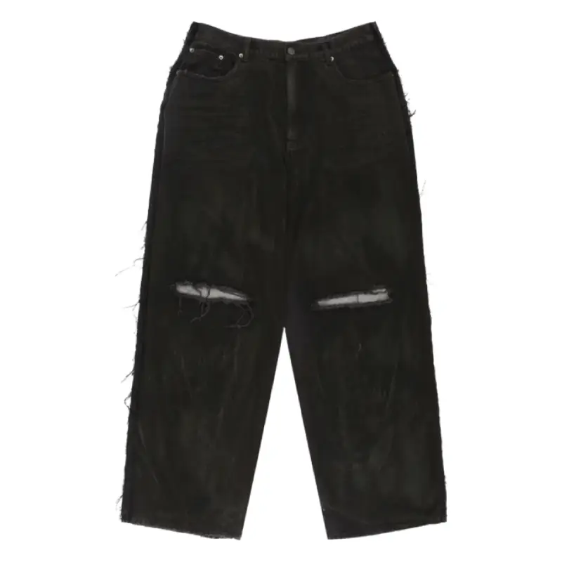Black Project G/R Two Faced Denim Pants Back