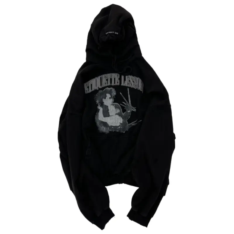 Black Project G/R x Atmos Etiquette Lesson Vintage Washed Hoodie