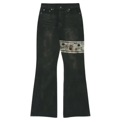 Black Project G/R x Mastermind Flare Denim Pants