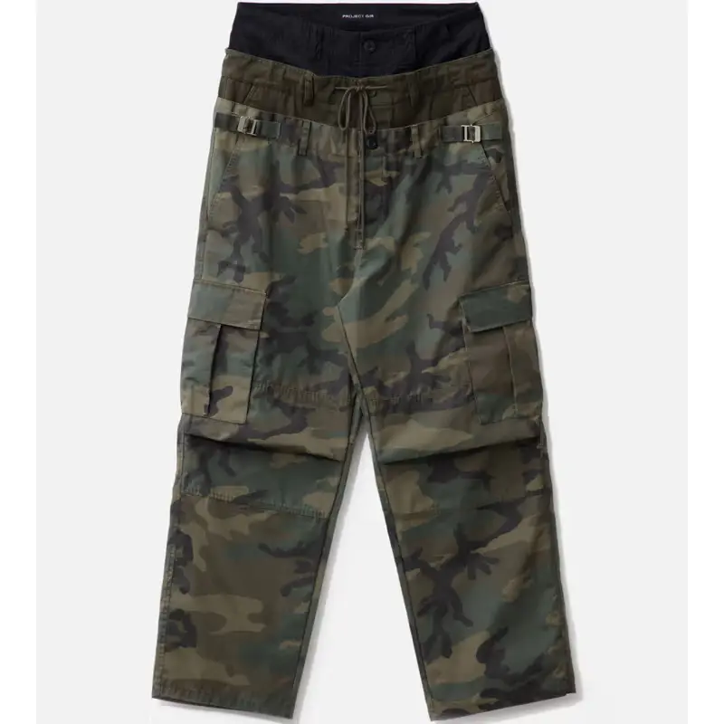 Camo PROJECT G/R 3 Layered Cargo Pants
