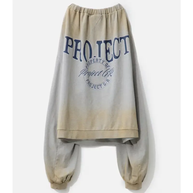 Gray PROJECT G/R Sweatshirt Sweatpants