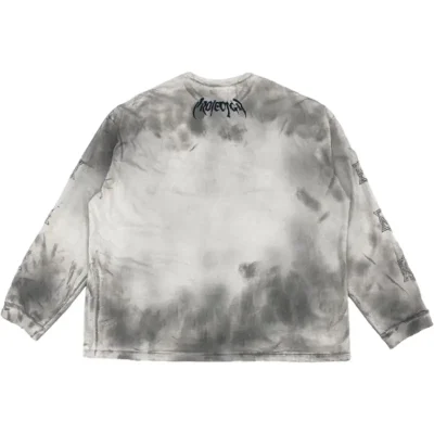 Grey Project G/R Furious Logo Applique Long Sleeve Tee Back