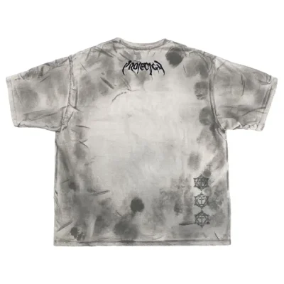 Grey Project G/R Furious Logo Applique T-shirt Back