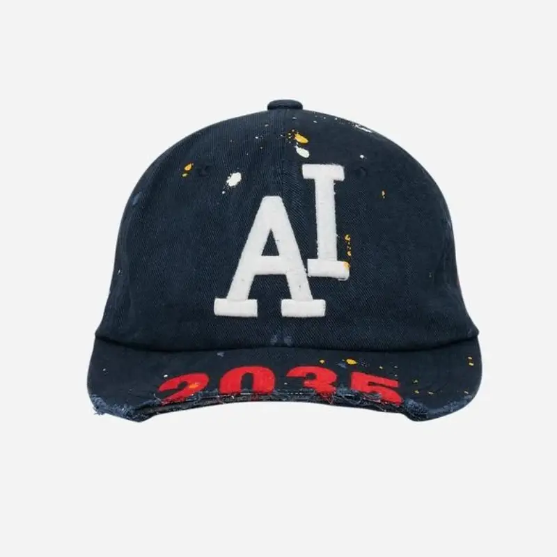 Navy PROJECT G/R Wide Throwback Cap