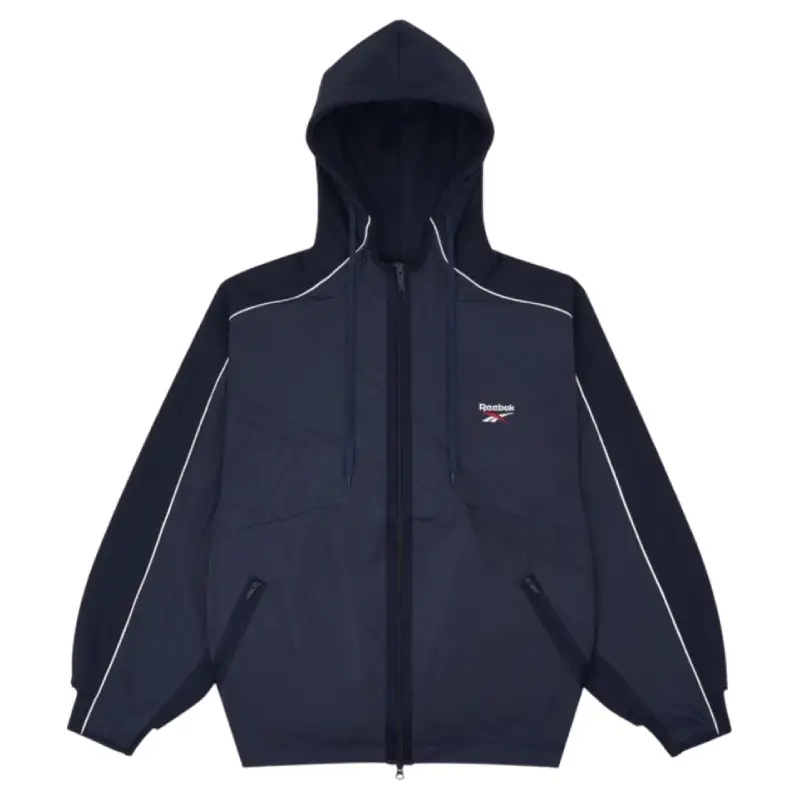 Navy Project G/R x Reebok Hybrid Hooded Windbreaker