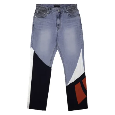 Navy Project G/R x Reebok Hybrid Track Denim Pants