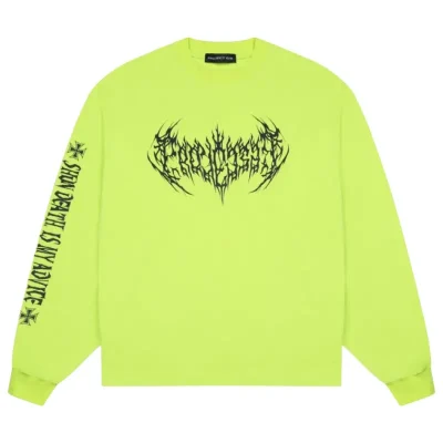 Neon Project G/R Metallic Logo Long Sleeve Tee