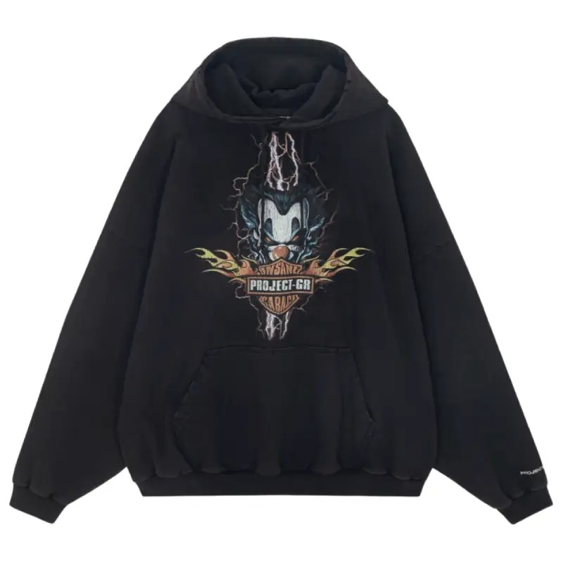 Black Project G/R x Insane Garage Clown Bike Hoodie